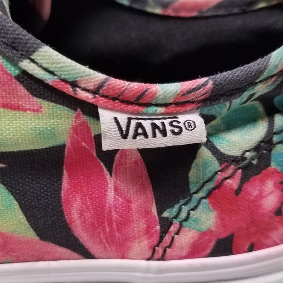 Vans Old Skool Tropical Floral Skate Shoes | Mercari Vans “Off The Wall” Camden (Tropical Floral) Black/White Sneakers